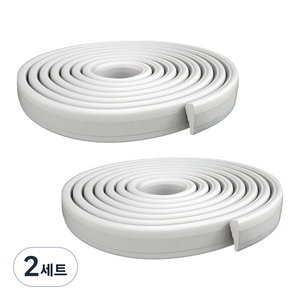 히트키퍼 신소재 문풍지 MAX 5m 2개입, 화이트, 2세트