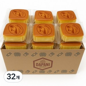 다파니 부드럽고 촉촉한 밀크 케이크 우유 카스테라 16개입, 32개