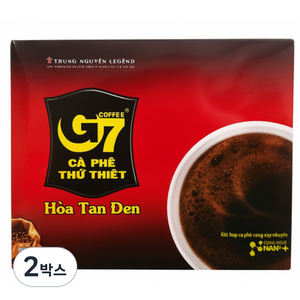 피뷰티 G7 블랙커피 인스턴트 50T 묶음세트, 100g, 50개입, 2박스
