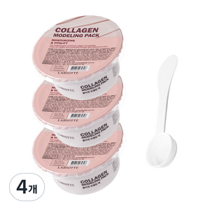라비오뜨 콜라겐 모델링팩 세트, 3개입, 4개