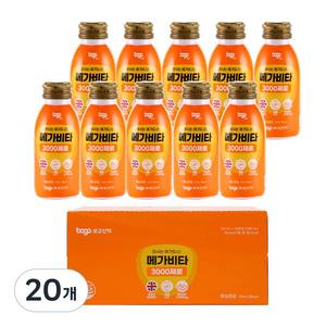 보고 메가비타3000 제로 비타민C 3000mg 무설탕 고함량 액상비타민 음료, 100ml, 20개