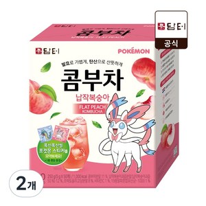 담터 포켓몬 콤부차 납작복숭아맛