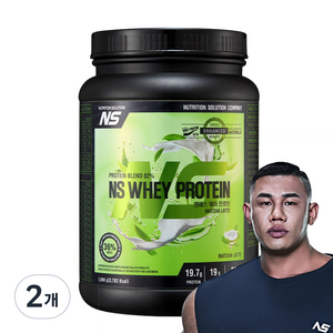 NS 웨이 프로틴 말차라떼맛 용기형 1kg 헬스보충제 단백질보충제 유청단백질가루 단백질쉐이크 프로틴