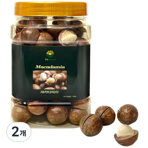 신선하고 고소한 마카다미아(26년 3월 생산), 420g, 2개