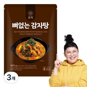 온작 뼈없는 감자탕, 900g, 3개