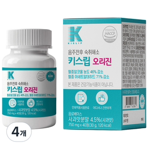 [피코엔텍]ALDH 활성 숙취해소제 대용량 키스립 오리진, 30L, 4개