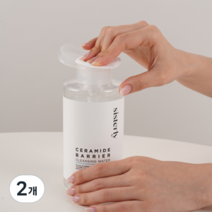 시스터리 세라마이드 베리어 미셀라 클렌징 워터, 500ml, 2개