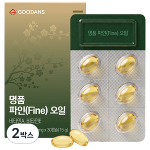 명품 파인 오일 솔잎농축액 비타민E 솔잎추출물, 30회분, 2박스