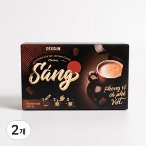 Sang 에스프레소 블랙 인스턴트 스틱 아메리카노 커피, 20g, 10개입, 2개