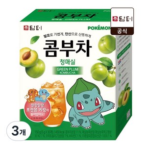 담터 포켓몬 콤부차 청매실맛