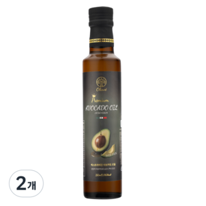 올리아베 엑스트라버진 멕시코 최상급 HASS품종 % 냉압착 아보카도오일, 250ml, 2개