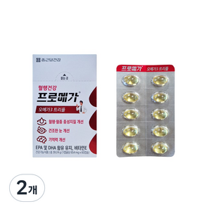 프로메가 종근당건강 알티지 오메가3 트리플 45.6g, 60정, 2개