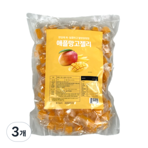 애플망고 젤리, 500g, 3개