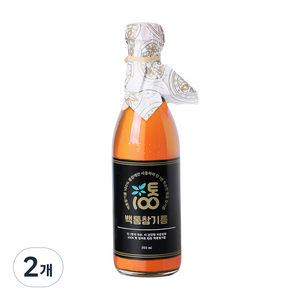짜낸 저온압착 백통참기름, 350ml, 2개