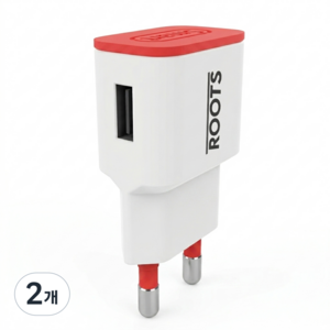 루츠 국내생산 USB 1포트 저전압 DC 5V 2A 저전력 저속충전 어댑터 홈캠 충전기