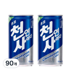 천연사이다, 190ml, 90개