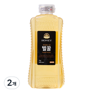 국내산 100% 순수 사양벌꿀, 2kg, 2개
