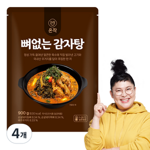 온작 뼈없는 감자탕, 900g, 4개