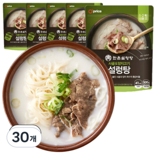 Oprice 한촌설렁탕 정통설렁탕 500g, 500g, 30개