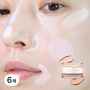 글로우 낫 드라이 컨실러, 6개, #라이트 #로지살몬