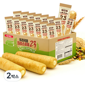 국내산 우리곡물 23곡 크리스피롤 66개입, 660g, 2박스