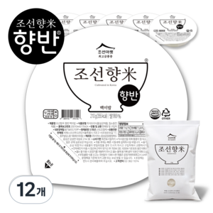 조선향미 향반 최고급품종 프리미엄즉석밥, 210g, 12개