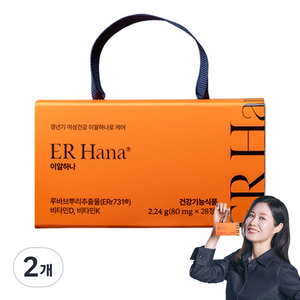 이알하나 ERr731 중년 여성 갱년기 영양제, 28정, 2개
