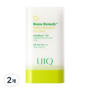 유이크 바이옴 레미디 퍼펙트 보송 선스틱, 18g, 2개