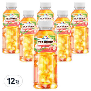 모구모구 티드링크 위드 나타데코코 복숭아맛, 450ml, 12개