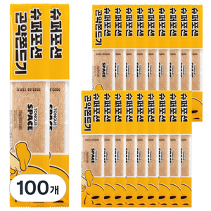 텅스페이스 슈퍼포션 곤약쫀드기, 25g, 100개
