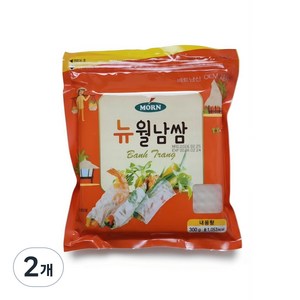 MORN 뉴 월남쌈 라이스페이퍼 사각, 300g, 2개