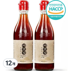 시골집 외할머니 참기름, 350ml, 12개