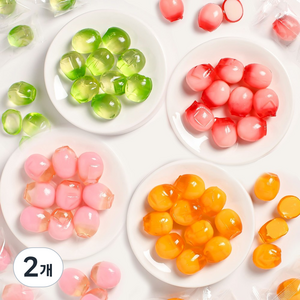 동일식품 까먹는 젤리 믹스 250g x 4가지맛 망고 리치 샤인머스켓 백도복숭아, 1kg, 2개
