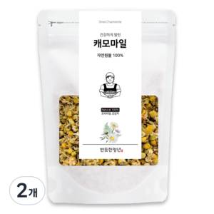 프리미엄 유럽산 캐모마일 꽃차 리필팩, 200g, 1개입, 2개