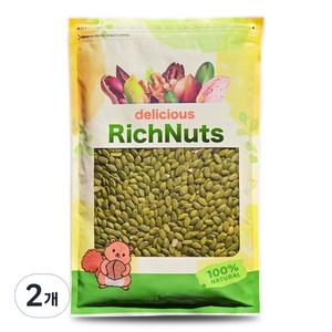 리치너츠 호박씨, 1kg, 2개