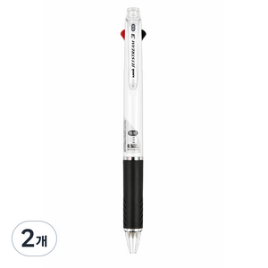 제트스트림 3색 볼펜 0.5mm SXE3-404-05, 화이트, 2개
