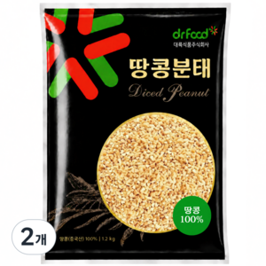 볶음 땅콩분태 대용량 업소용, 1.2kg, 2개
