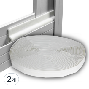 히트키퍼 프리미엄 신소재 20m 대용량 문풍지, 화이트, 2개