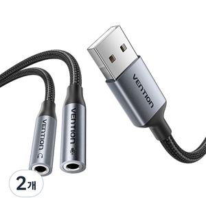 벤션 케이블타입 외장형 USB 마이크 오디오 분리형 사운드카드