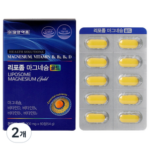 일양약품 리포좀 마그네슘 골드 - 체내 흡수율을 위함 리포좀 제형공법, 60정, 2개