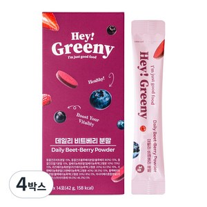헤이그리니 데일리 비트베리 분말, 42g, 4박스