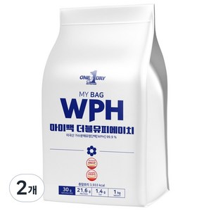 마이백 더블유피에이치 웨이 가수분해유청단백 단백질 보충제 WPH, 1kg, 2개