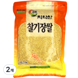 농협 [25년산 햇곡] 치악산 국산 찰기장, 1kg, 2개