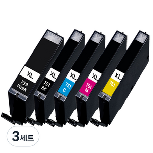 훼이머스잉크 캐논 PGI-750XL / CLI-751XL 호환잉크 대용량 Pixma iP7270 /8770 iX6770/6870 MG5470/5570/6370/6470