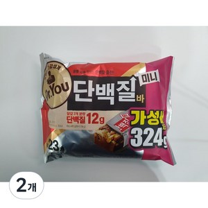 닥터유 단백질바 한입쏙, 324g, 2개