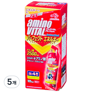 아미노바이탈 아미노샷 퍼펙트에너지젤 2500mg 자전거 파워젤 에너지젤, 45g, 20개