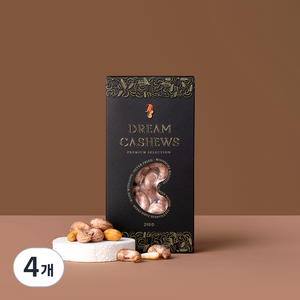 드림캐슈넛 프리미엄 화덕캐슈넛, 210g, 4개