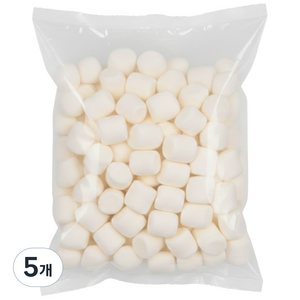 시그니처 화이트 마시멜로 대용량, 1kg, 5개