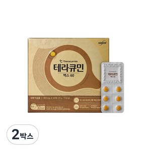 테라큐민 맥스 60 18g, 60정, 2개