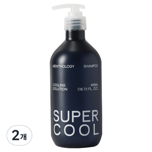 멘톨로지 슈퍼 샴푸, 495ml, 2개